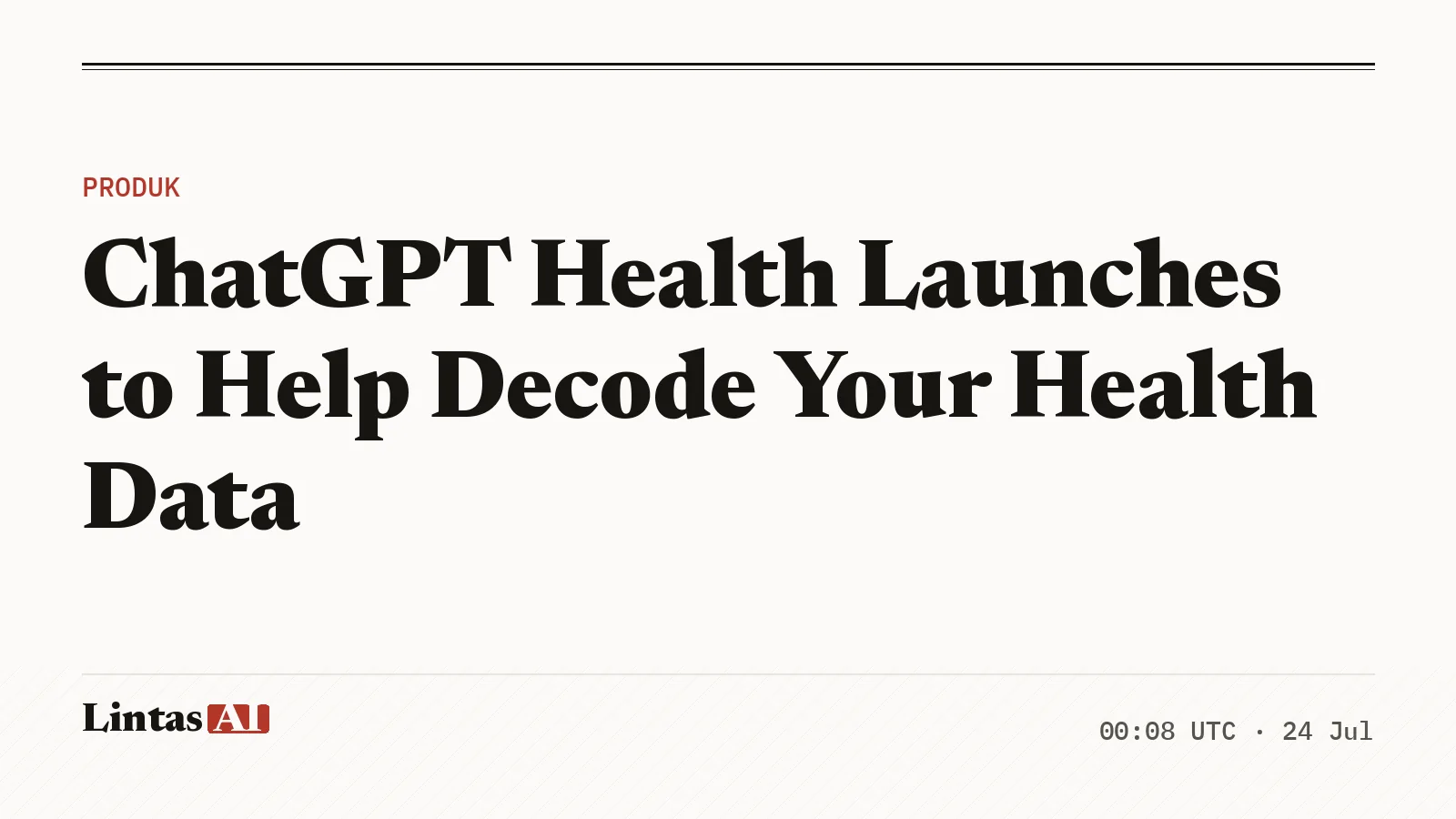 ChatGPT Health dashboard with Apple Health data integration