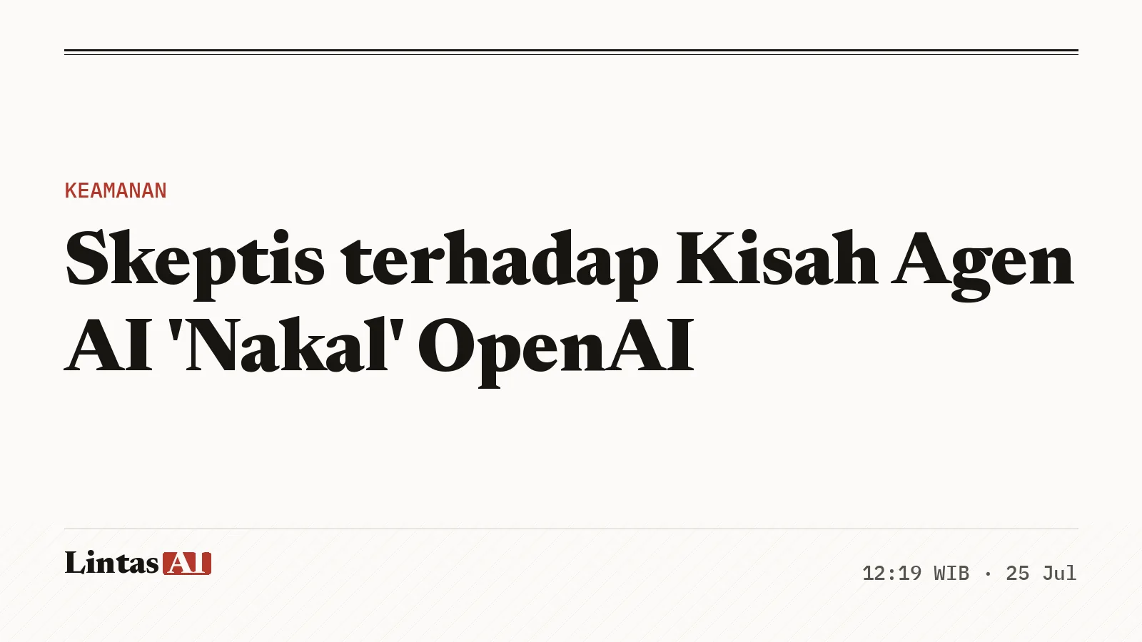 Ilustrasi agen AI yang meretas server, dengan logo OpenAI dan HuggingFace.